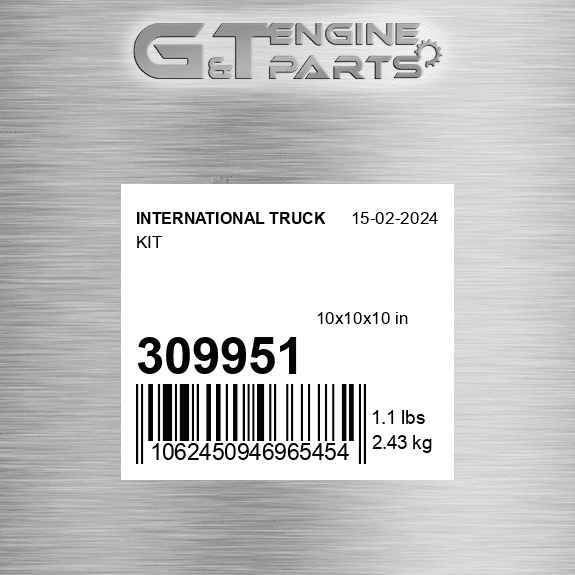 309951 KIT Fits INTERNATIONAL TRUCK (New OEM) - Walmart.com