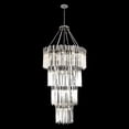 thumbnail image 1 of 309C30RN-Varaluz Lighting-Matrix - 30 Light 4-Tier Chandelier In Glam Style-95 Inches Tall and 40 Inches Wide-Black Finish, 1 of 7