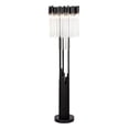 thumbnail image 1 of 309L06MBFG Varaluz Lighting Matrix - 6 Light Floor Lamp In Glam Style-68 Inches Tall and 18 Inches Wide-Matte Black/French Gold Finish, 1 of 8