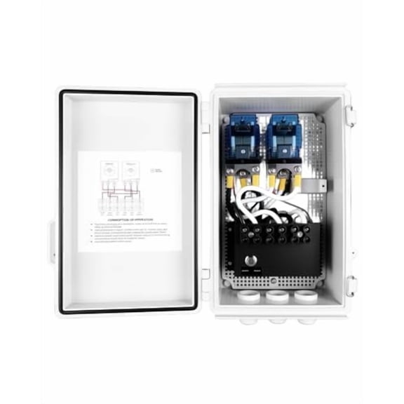 30A 120V RV Transfer Switch, Automatic Transfer Switch Fits for RV Speedboats$$Garden & Patio