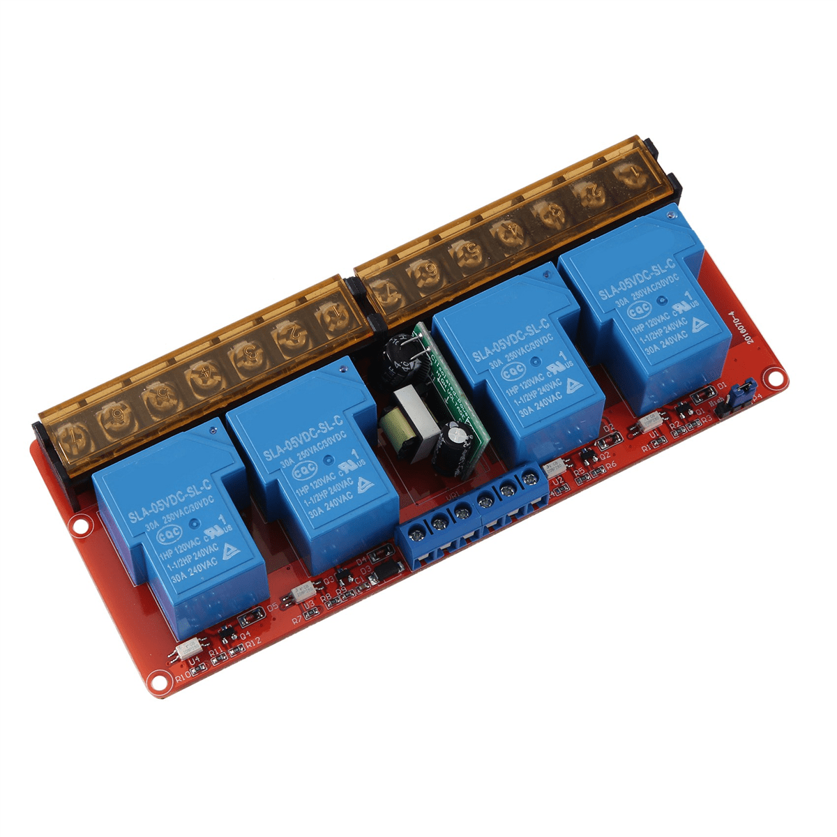30A 4 Channel Relay High Low Level Trigger Module Solid State Relay
