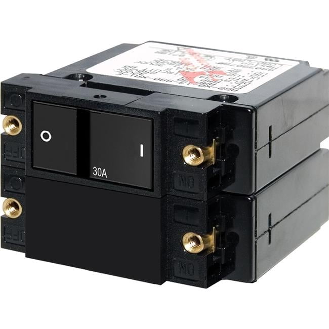 30A A-Series Flat Rocker Circuit Breaker - Double Pole