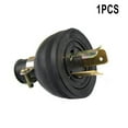 30A Black Wire Lock Connector Copper Male Female Female Connector