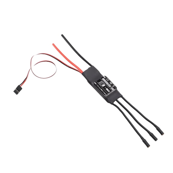 30A Brushless ESC Motor Speed Controller with 3.5mm Banana Female Plug for 3 to 4s Lipo Batteries, High Performance UBEC Electric Speed Controller (ESC) for RC Airplane Helicopters (2.0 x 12.0 in)
