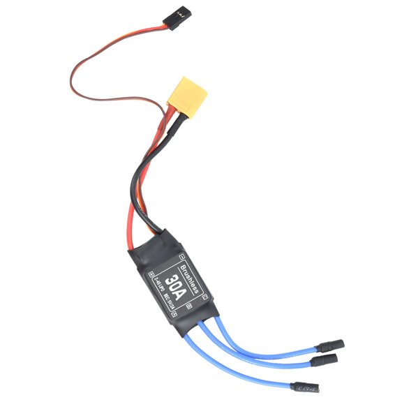 30A Brushless ESC XT60 Speed Controller for RC Drone Helicopter FPV, Professional Electronic Speed Control Accessory