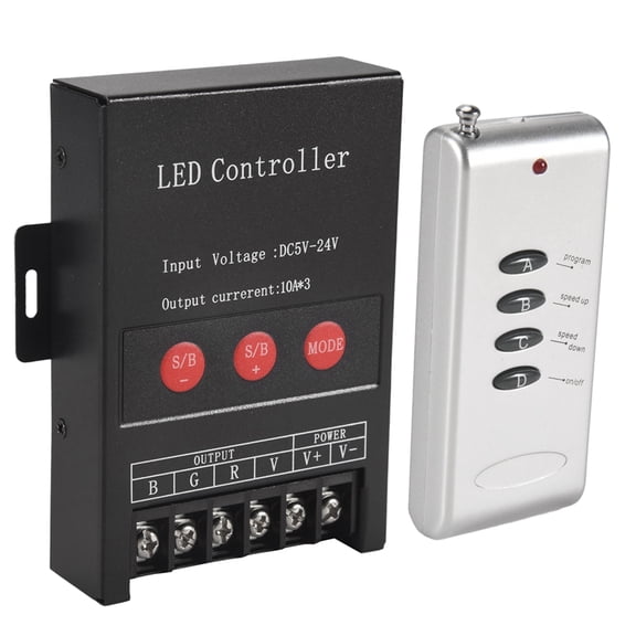 30A Led Controller IR Remote Big Power 360W BT Controller for RGB Strip Light DC5-24V