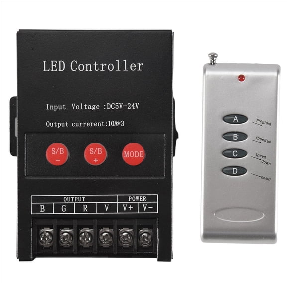 30A Led Controller IR Remote Big Power 360W BT Controller for RGB Strip Light DC5-24V