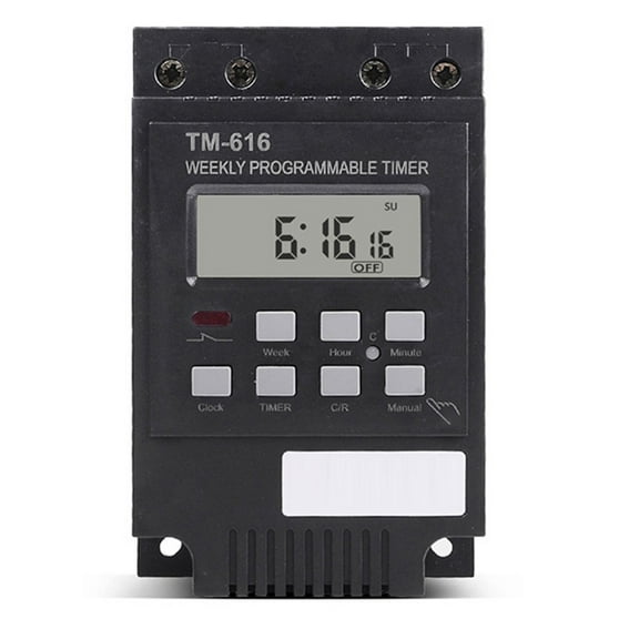 30A Load Control Digital Time Switch Relay Timer Control 220V For Din Rail