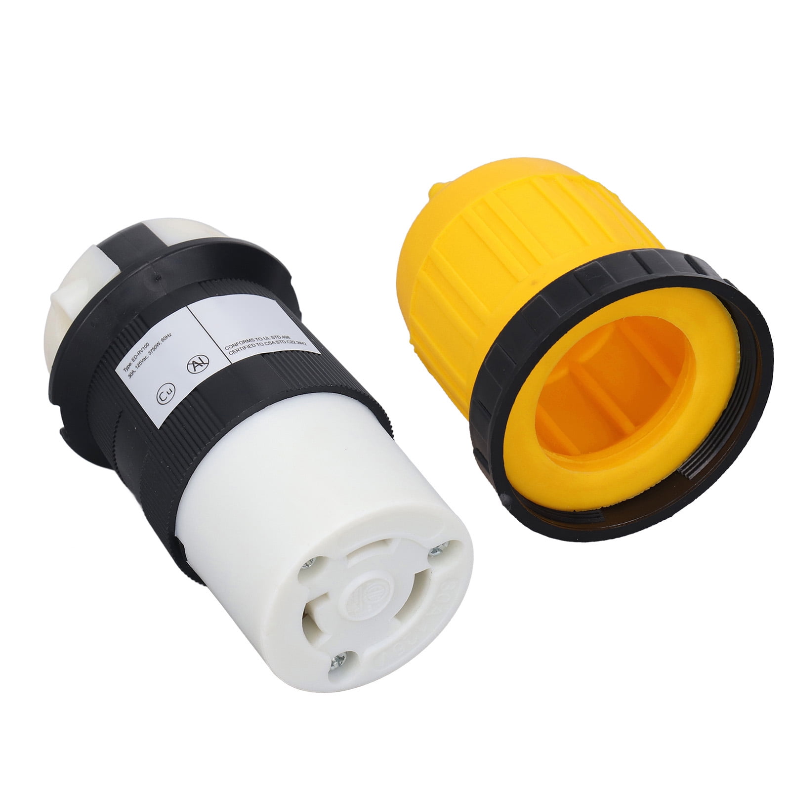 30A Lock Plug Connector Locking Connector Power Cord Cover Insulated