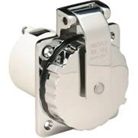 30A Power Inlet RV, Stainless Steel