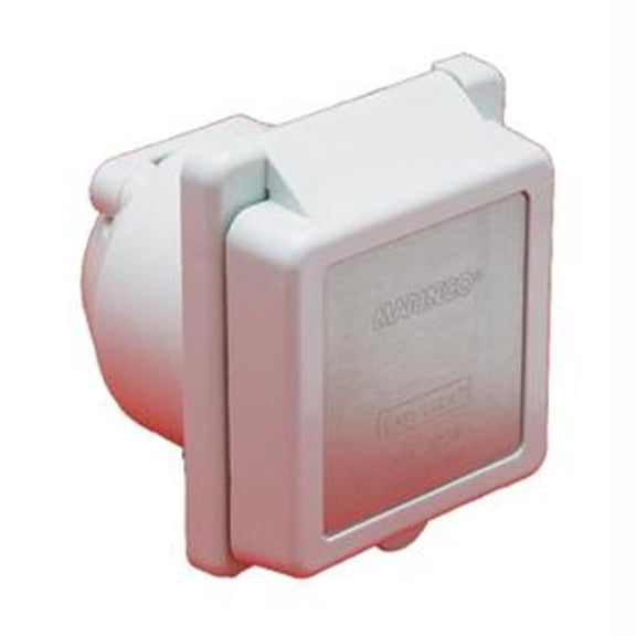 30A Power Inlet - White - 125V