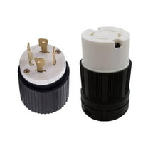 30Amp 125/250V Male Female Twist Lock 4 Wire Plug Nema L14-30 Receptacle New