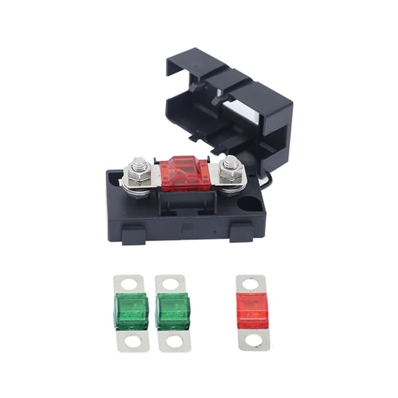 30Amp 50A Blade & Fuses Box Set for Car Motorcycle Electrical Systems Fuses Holder Circuit Protections Set