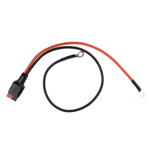 30Amp Power Cable with Rings Connectors for Electronics, ABS Construction, 36V