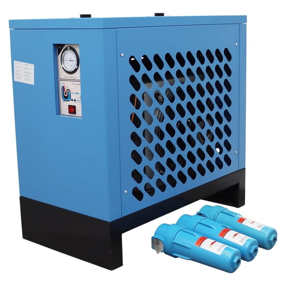 30C Refrigerating Dryer Air Compressor Refrigerated Air Drying Machine 220V 1200W