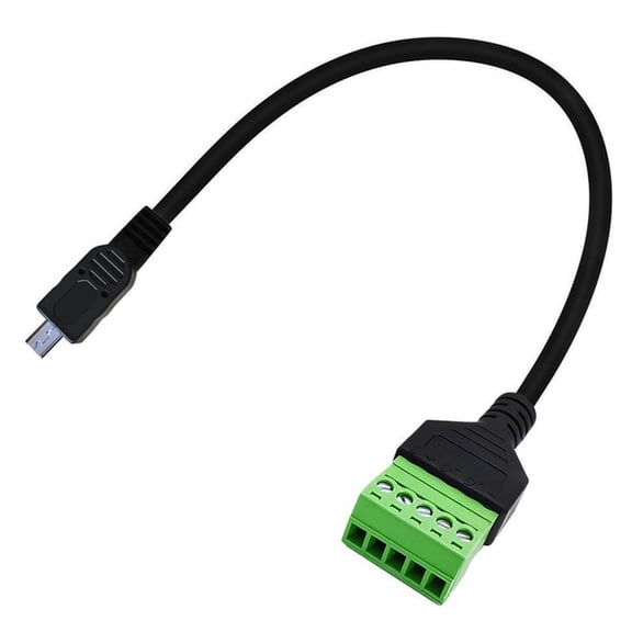 30CM Camera Adapter Cable 8-Pin Mini B to 5 Pin Female Bolt Screw Shield Terminals Pluggable Type Camera Connect Cable