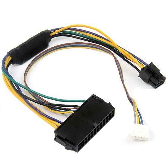 30CM Modular Power Supply Cable ATX 24Pin 24 Pin Female to 6Pin 6-Pin Male 6Pin Connector for Elite 8100 8200 8300