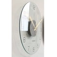 thumbnail image 1 of 30CM Round Wall Clock Round Tempered Glass Clear Wall Clock Ultra Thin Design, 1 of 11
