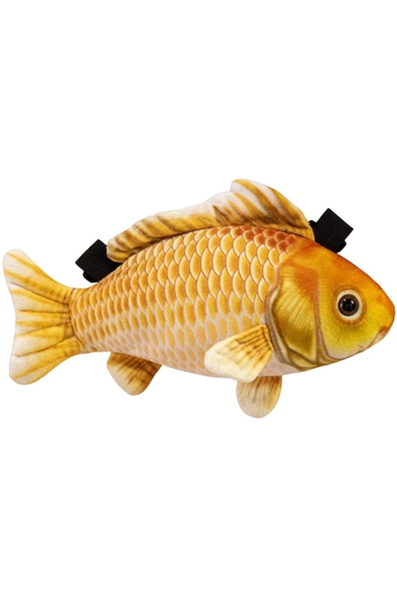 30CM Simulated Fish Plush Crossbody Bag 3D Crucian Carp Parrotfish Stuffed Fish Coin Purse Shoulder Bag