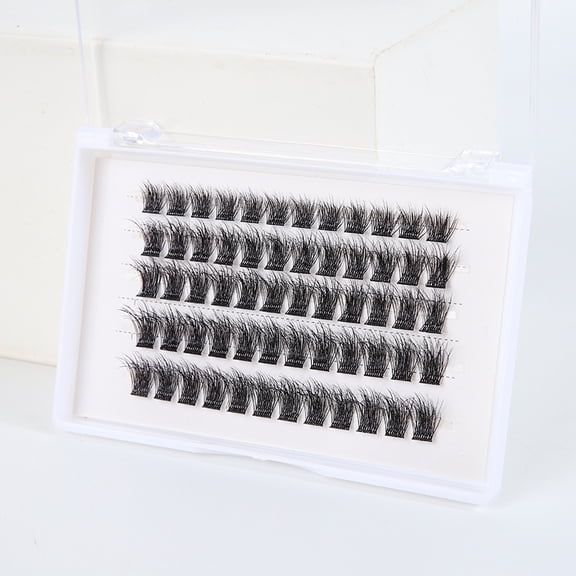 30D/40D/80D False Eyelashes, 5D Fluffy Messy Segmented Voluminous Curly Fluffy Lashes