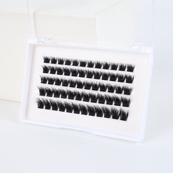 30D/40D/80D False Eyelashes, 5D Fluffy Messy Segmented Voluminous Curly Fluffy Lashes