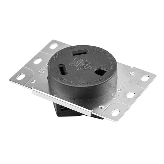 30DF 30R Industrial Power Wall Receptacle Outlet 30Amp 125V 3Hole Power Socket for Trailer