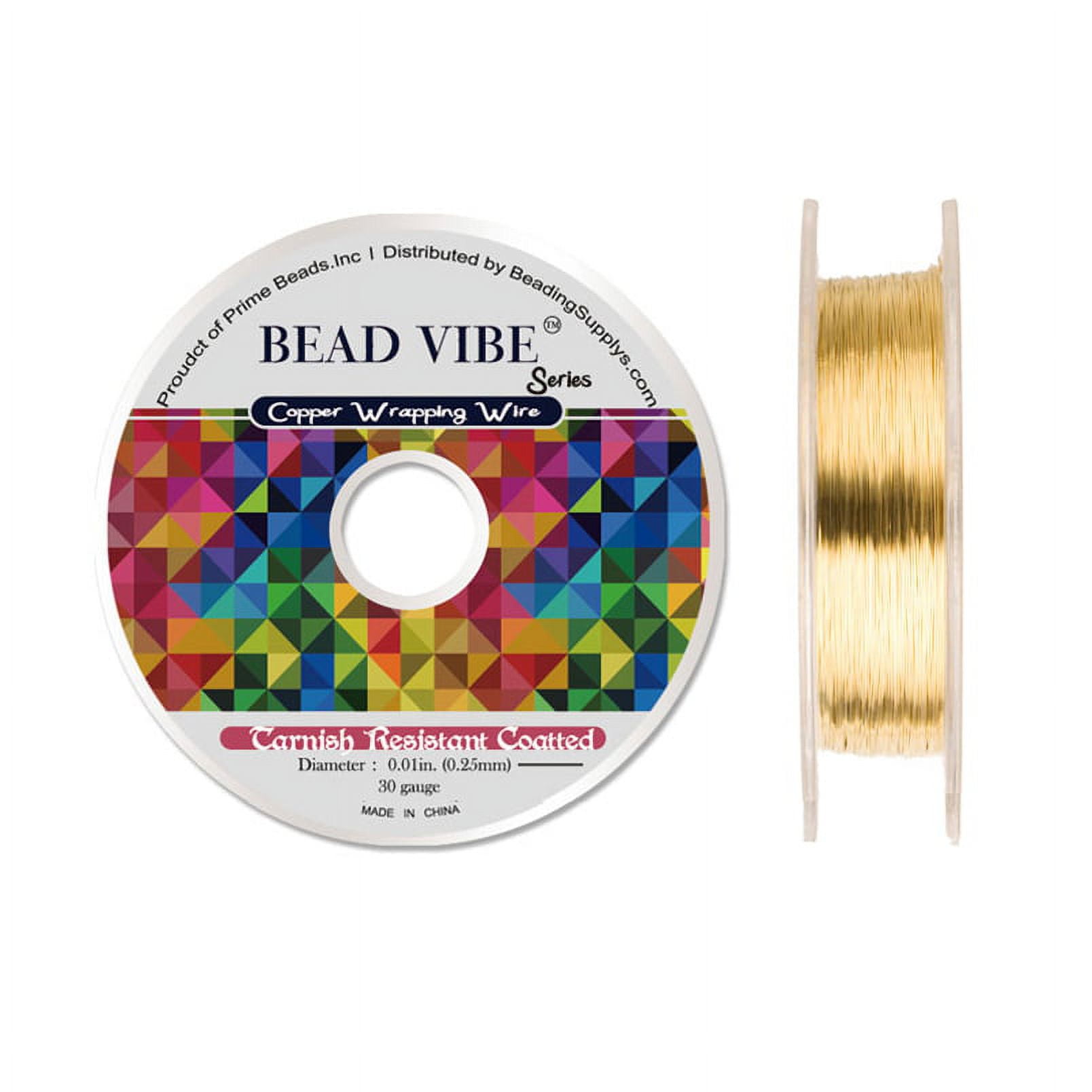 Colored Copper Wire Pack - 22 Gauge x 15 ft, Copper, Gold, and Silver (2  spools each color)