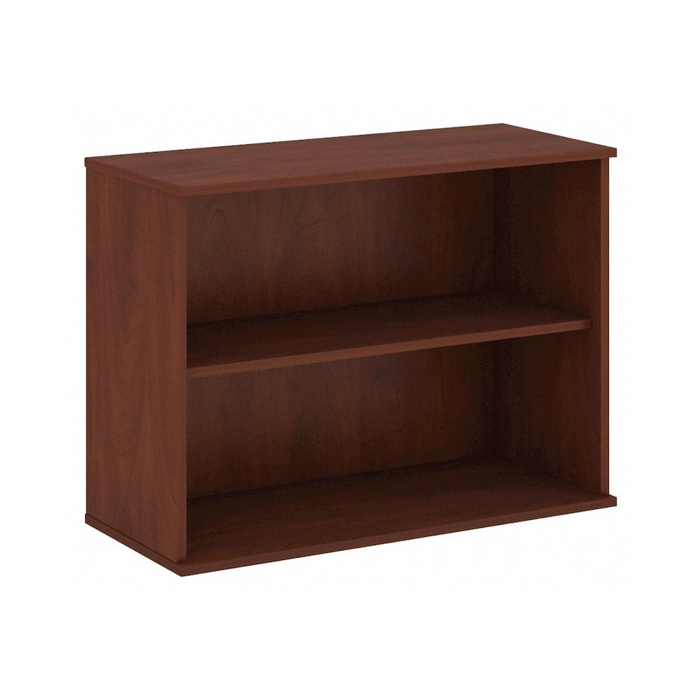 Adjustable White Thermally Fused Laminate 2-Shelf Bookcase