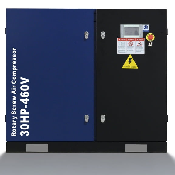 30HP Rotary Screw Air Compressor 123CFM 125PSI 460V 3PHASE 60HZ
