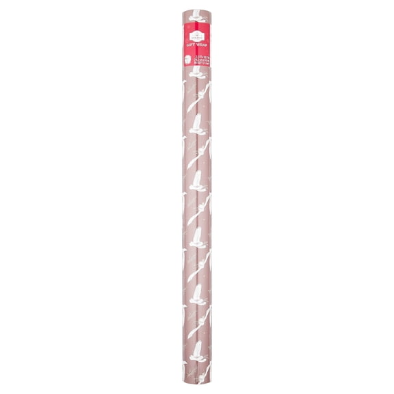 Red and White Owls Christmas Wrapping Paper, 80 sq ft, by Holiday Time
