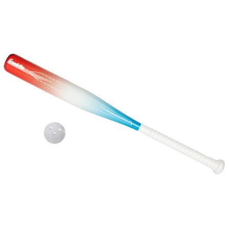 Franklin Sports Sweet Swings Kids Rocket Pop Bat & Ball Set - Youth Plastic Baseball Bat + Ball - Fun Backyard Toy for Boys + Girls - 30" Pro Style - For Kids Ages 3+ - Red/White/Blue