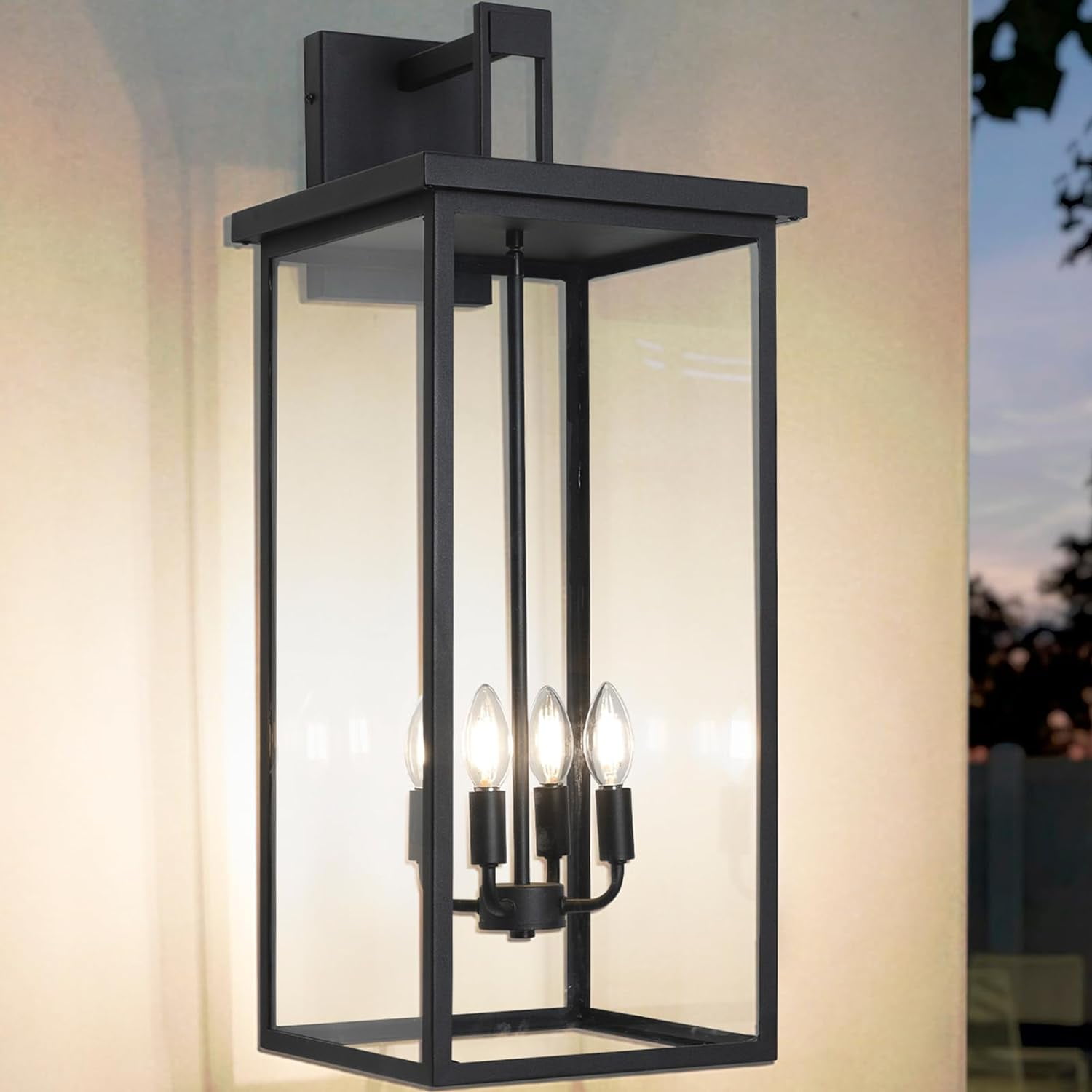 30In Extra Large Outdoor Lights for House,Waterproof Exterior Lighting