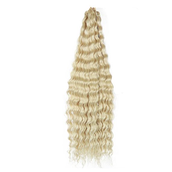 30Inch Long Deep Wave Twist Synthetic Hair Deep Curly Wave Hair Extension Hot Y9