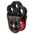 30KN Hitch Climber Pulley,Climbing Three Hole Pulley,A Traction Pulley Used for Climbing, Speed