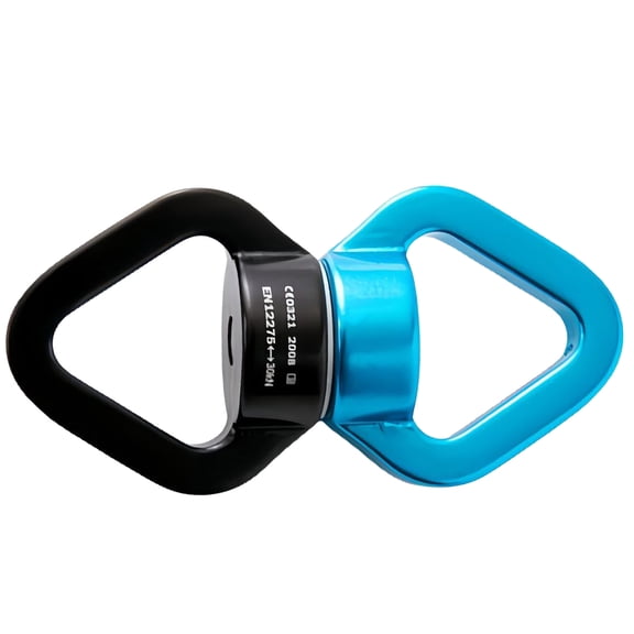 30KN Sealed Bearings Swivels for Climbing Hammock Swing Climbing Swivels 360 Degree Rotational Rope Swivels Connector