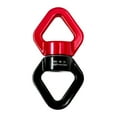 thumbnail image 1 of 30KN Tree Swing Swivel Spinner, Heavy Duty Safest Rotational Climbing Rope Devices Hanging Hook Accessory for Children’s Web Tree Swing Setting, Aerial Silks Dance, 2.17x4.13", 1 of 2