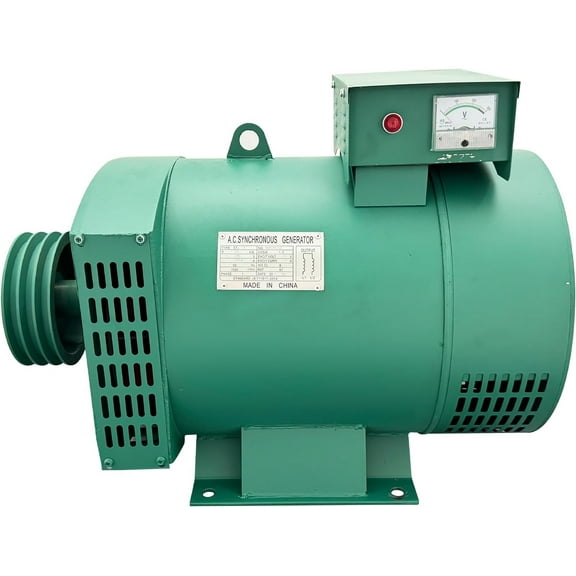 30KW Pure Copper Engine Generator Alternator Electric Generator with Carbon Brush 220V/1PH