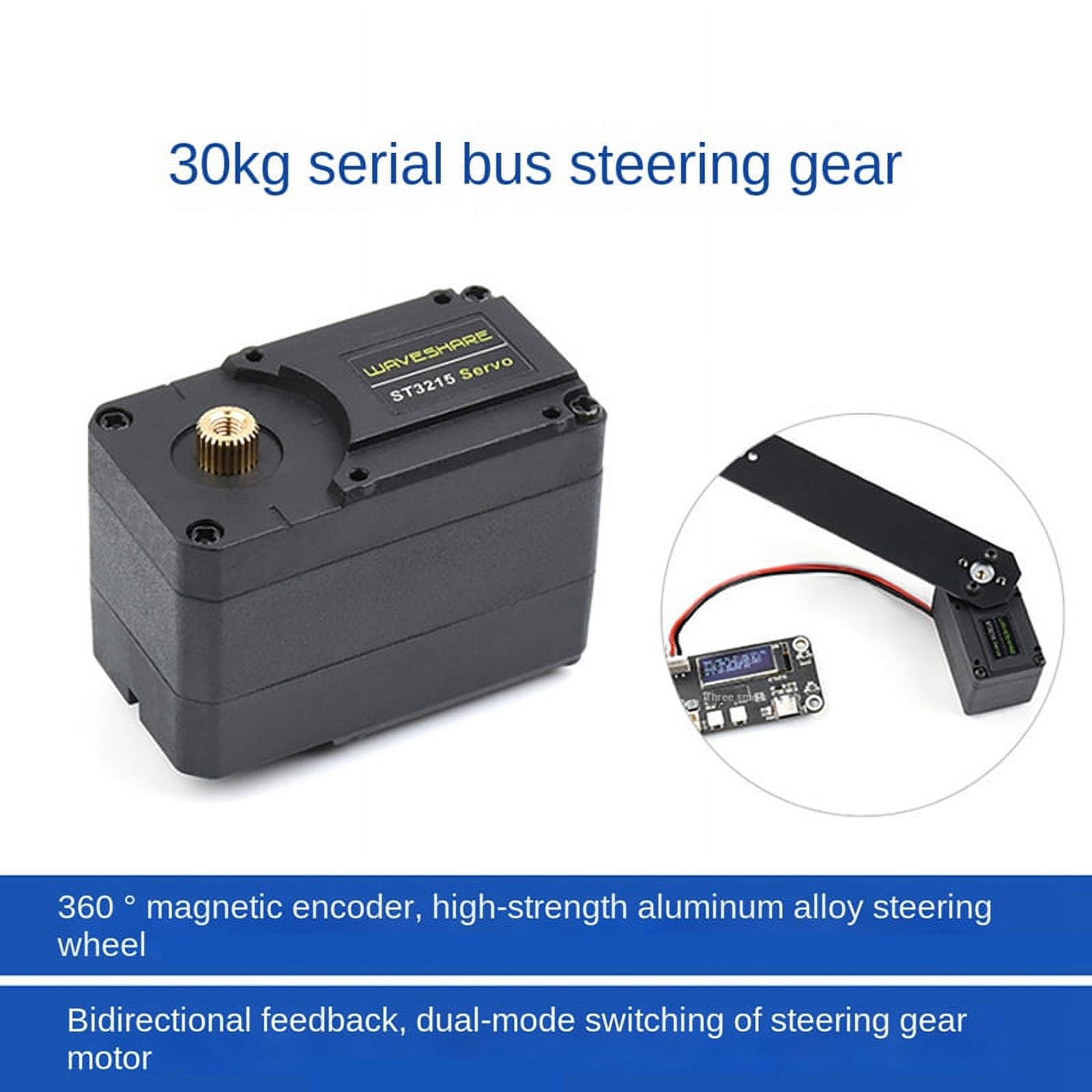 Servo Seriale ST3215 Ad Alta Coppia 30 Kg/cm @12V – Encoder Magnetico 360°, Per Robot Quadrupedi, Bracci Robotici E Progetti Avanzati