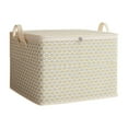 thumbnail image 1 of 30L/110L/150L/220L Extra Large Clothes Storage Bags, Foldable Blanket Storage and Organization, Thick Fabric Containers with Reinforced Handles & Zippers for Clothing, Comforters, Bedding, 1 of 2