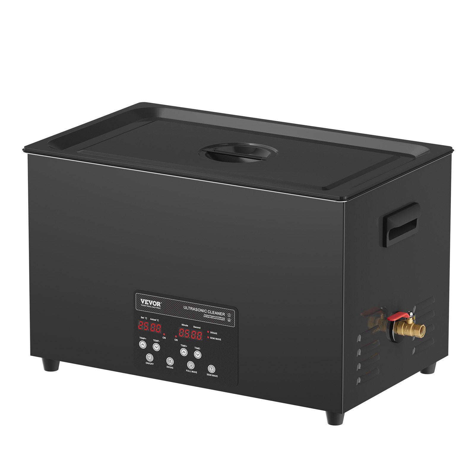 30L 600W Digital Ultrasonic Cleaner with Timer Heater Upgraded Degassing Gentle Mode 40kHz Industrial for Jewelry Tools Retainer