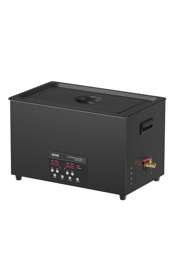 30L 600W Digital Ultrasonic Cleaner with Timer Heater Upgraded Degassing Gentle Mode 40kHz Industrial for Jewelry Tools Retainer