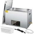 thumbnail image 1 of 30L/ 7.9 Gal Professional Ultrasonic Cleaner with Digital Timer&Heater(600W Heater,500W Ultrasonic),Ultrasonic Carburetor Cleaner for Wrench Tools Mental Instrument Apparatus, 1 of 7