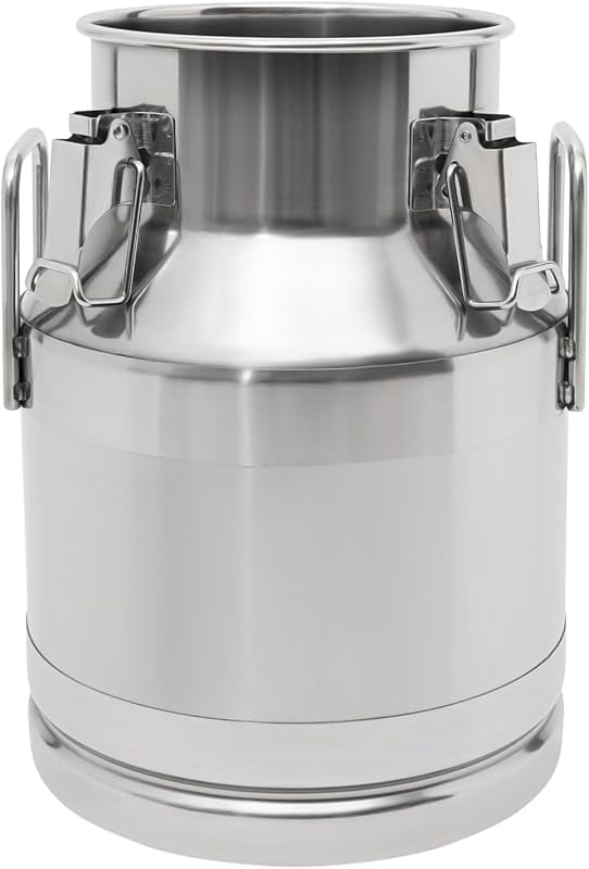 30L/7.9 Gallon Heavy Duty Airtight Storage Canister Milk Bucket with ...