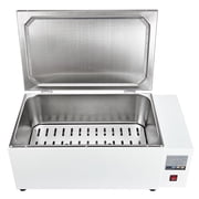 FOUR E's Scientific 30L Lab Water Bath, Digital Thermostatic Water Bath, Heating Modules, Timing Function, 304 Stainless Steel for Laboratory Supplies