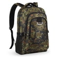 thumbnail image 1 of 30L Travel Backpack for Men & Women,Water-Resistant Lightweight Camo Backpack Hiking Work School Daily Bag,8076 Army Green, 1 of 6