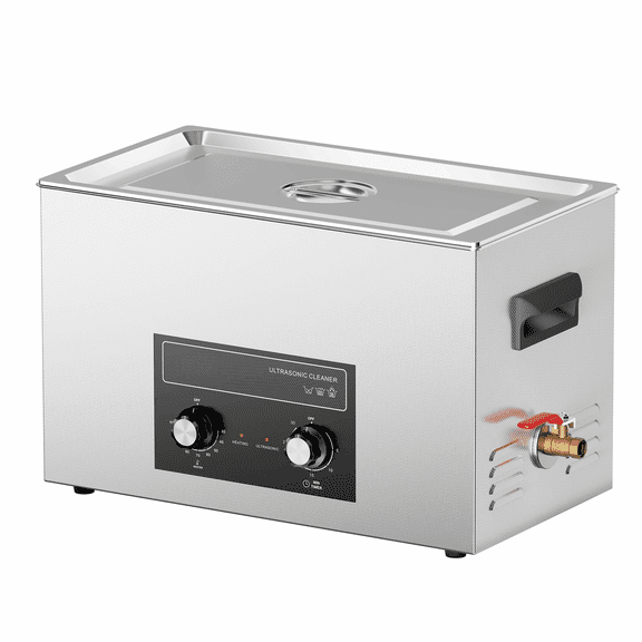 30L Ultrasonic Cleaner with Heater, Digital Cavitation Machine for Auto Parts & Lab Tools