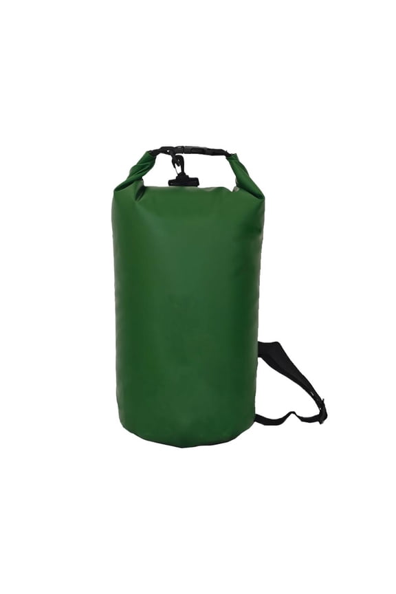 30L Waterproof Dry Bag Backpack, Robust High-Density PVC Storage Bag, Sturdy Resilient Roll-Top Sack for Kayaking, Rafting & Hiking, Double Straps, 30L