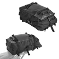 thumbnail image 1 of 30L Waterproof Motorcycle Tail Bag with Rain Cover Universal Fit Rear Rack Storage Backpack Shoulder Straps Black, 1 of 7