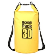 30L Yellow 500D Tarpaulin Heavey-Duty PVC Water Proof Dry Bag Sack for Kayaking / Boating / Canoeing / Fishing / Rafting / Swimming / Camping / Snowboarding