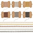 thumbnail image 1 of 30M 6 Colors Iron Cable Chains Unwelded with Spool Flat Oval Mixed Color, 1 of 6